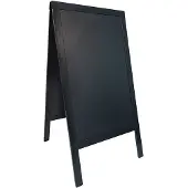 Securit stoepbord Sandwich ft 70 x 125 cm, zwart