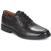 Clarks heren veterschoenen, model Aldric Park, zwart leer, maat 43 EU