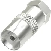 Hama Satellite Adapter F-type - Vrouwelijk Coax (205222)