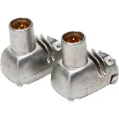 Kopp Coax Stekkers Haaks Mannelijk 7mm Push-on 2 St.