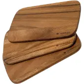 Zassenhaus snijplank 23 x 15 cm hout 3 stuks acaciahout