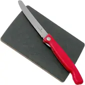 Victorinox Swiss Classic Snijplankset - 2-delig - Rood - RVS