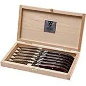 Claude Dozorme Laguiole Steakmesset 6-delig, Rosewood
