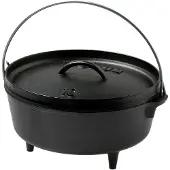 Lodge Logic Camp Dutch Oven ø 25,5 cm gietijzer zwart