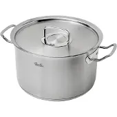 Fissler Original-Profi collectie / Roestvrijstalen kookpan (diameter 28 cm, 10,0 liter). Pannen inclusief metalen deksel, interne maatverdeling – geschikt voor inductie