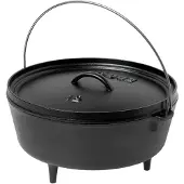 Lodge Logic Camp Dutch Oven ø 30,5 cm gietijzer zwart