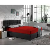 Dreamhouse Hoeslaken - enkel jersey - rood - 140x200 cm