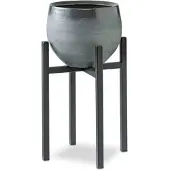 Mica Decorations Plantenstandaard Ascot Zwart 16,5 X 16,5 X 25 Cm