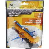 Geomag Mechanics Maak Je Eigen Kompas Oranje 21-delig