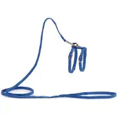 Beeztees nylon kattentuigje blauw 130 x 10
