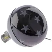 Nietverkeerd Nv ding dong bel 60mm stars zwart met sterren kaart