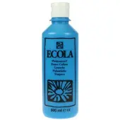 Royal Talens Talens Ecola plakkaatverf flacon van 500 ml, lichtblauw
