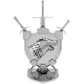 Metal Earth ICONX- Game of Thrones: House Stark Sigil - 3d Puzzel