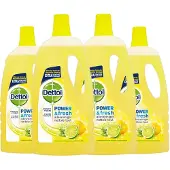Dettol 4x Allesreiniger Power & Fresh Citroen 1 Liter