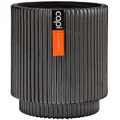 Capi Europe Bloempot Groove Antraciet D 11 H 12 Cm
