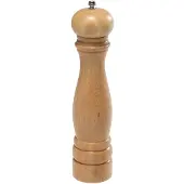 Kesper Pepermolen Rubberhout - Ø6 Hoogte 26.5 Cm - Zoutmolen en kruidenmolen - Peper / Zout / Kruiden molen - Keramisch maalwerk - 26.5Cm