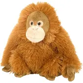 Wild republic knuffel oerangoetang junior 20 cm pluche bruin