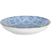 Clayre & Eef Blauwe Kom Ø 20*4 cm 6CEBO0044