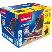 Vileda Ultramax Dweilsysteem - Complete Vloerwisserset met Emmer en Pers