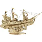 Robotime houten 3D puzzel - Sailing Ship