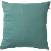 Dutch decor - JAMES - Sierkussen 45x45 cm - duurzaam katoen - effen kleur - Sagebrush Green - groen