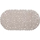 Wicotex Badmat antislip stones 68x35cm taupe taupe PVC Antislipmat