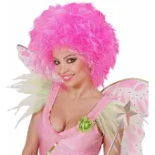 Merkloos Neon Roze Pruik Voor Dames - Verkleedpruiken
