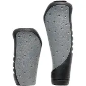 Dresco Fietshandvatten Ergo Grip Ca. 10 Cm Rubber Zwart/grijs Per Set