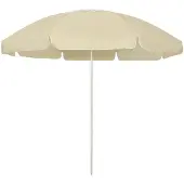 vidaXL Strandparasol 240 cm zandgeel
