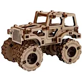 Wooden City Modelbouwset Superfast 6,8 Cm Hout Goud 69-delig