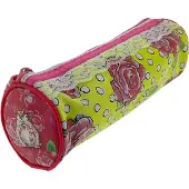 Benza Rozen Geel Schooletui Pennenzak Tekenetui - 22 X 8 Cm