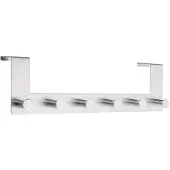 Huismerk Premium Deur Garderobe 6 Haken - RVS