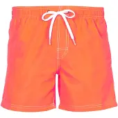 Sundek Elastic Waist 14" Zwemshort Heren Oranje - Blauw - Licht Blauw L