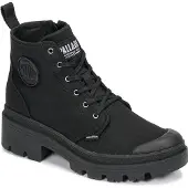 Palladium Veterlaarsjes 'Pallabase' zwart / wit