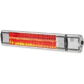 Kemper Heater - Terrasverwarmer - voor binnen en buiten - 2000W - 24m² - IP55 - Met afstandsbediening - Ophangbaar - Zwart