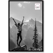 HAES deco - Kunststof fotolijst 30x45 zwart Easy Frame - EF6B