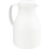 Haushalt Thermoskan met drukvergrendeling wit - 1 liter
