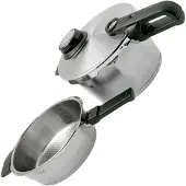 Fissler Vitavit Premium 622-412-11-070, 3-delige snelkookpanset met stoominzet, 4,5 L