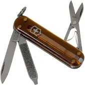 Victorinox Classic SD Translucent Colors, Chocolate Fudge 0.6223.T55G Zwitsers zakmes