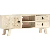 vidaXL Tv-meubel 110x30x44 cm massief mangohout