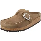 Birkenstock Women Buckley Suede Leather Gray Taupe Narrow-Schoenmaat 42