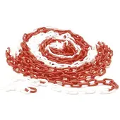 Perel Rood/witte ketting - 5m