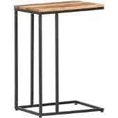 vidaXL Bijzettafel 35x45x65 cm massief hout