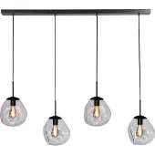 Masterlight Hanglamp Lava 4x goud glas