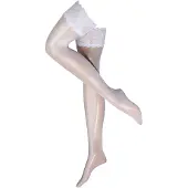 Wolford Satin Touch 20 Stay-Up - white