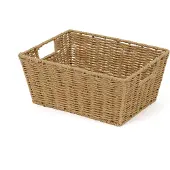 Compactor Opbergmand Etna Gevlochten Beige