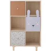 Bloomingville Mini Calle boekenkast met lades - 82054166