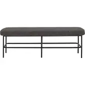 Bloomingville Farell Bank, Grijs, Polyester