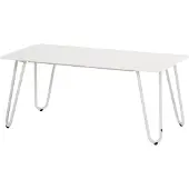 4 Seasons Outdoor Outdoor Cool lounge tuintafel 110x59x45 cm - wit