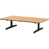 4Seasons Kaya salontafel, teakhouten latten 110 x 60 x 30 cm.